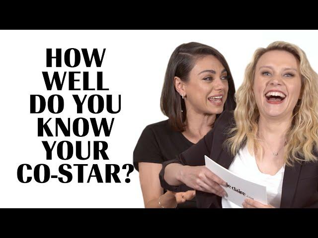 Kate McKinnon Literally Fights Mila Kunis To Avoid Embarrassment | How Well Do You Know Your Co-Star