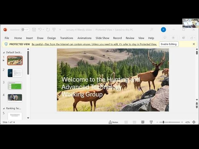 Meeting #4 | Hunting and Advanced Technology (HAT) Working Group