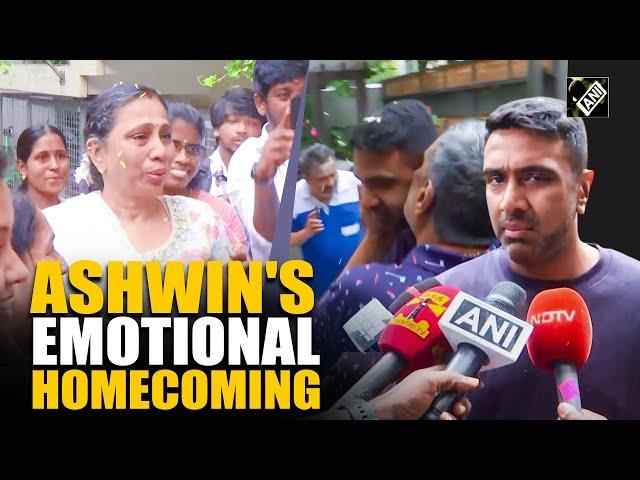 “Great sense of relief …” Cricketer R Ashwin returns home after announcement of retirement