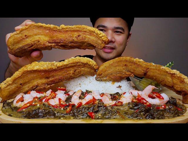 CRISPY LECHON KAWALI | SPICY LAING WITH SHRIMP | ALFIE EATS