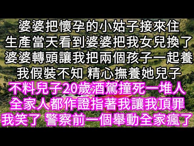 婆婆把懷孕的小姑子接來住生產當天看到婆婆把我女兒換了婆婆轉頭讓我把兩個孩子一起養我假裝不知 精心撫養她兒子不料兒子20歲酒駕撞死一堆人#心書時光 #為人處事 #生活經驗 #情感故事 #唯美频道 #爽文