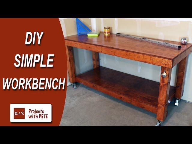 DIY Simple Workbench - Woodworking Bench