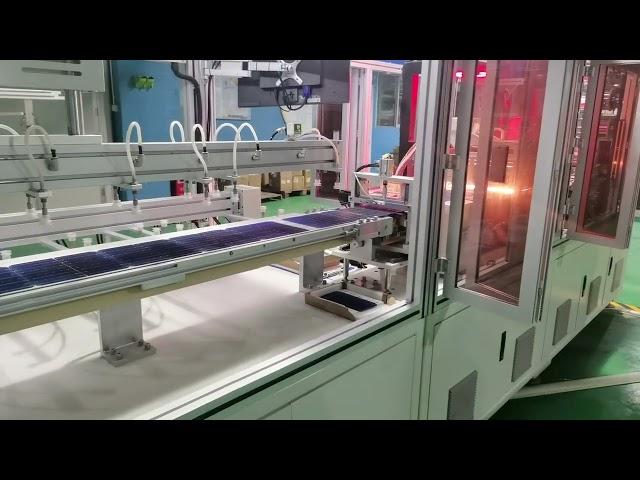 Solar Panel Manufacturing Process - Automatic Solar Cell Tabbing and String