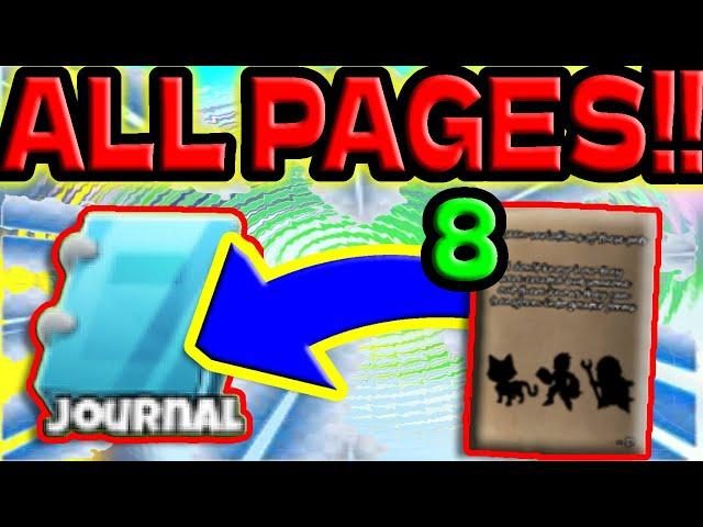 HOW TO FIND ALL 8 JOURNAL PAGES!! Roblox Pet Fighters Simulator