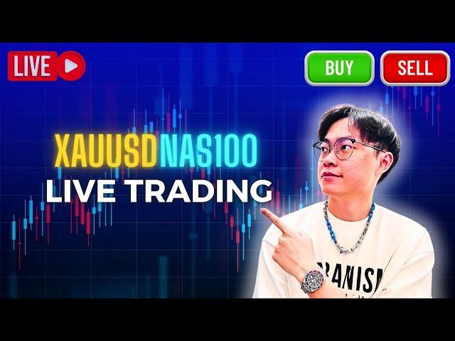 LIVE TRADING - XAUUSD//NASDAQ (WED, 9th OCTOBER 2024)