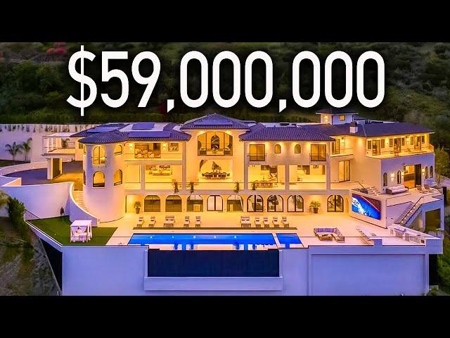 Bel Air’s Iconic Mega Mansion with an Indoor Basketball Court! FULL TOUR