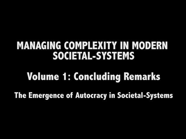 VIDEO 14 -- Volume 1: Concluding Remarks