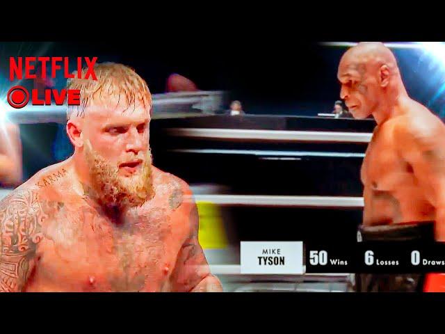 FIGHT OF THE YEAR: Mike Tyson VS Jake Paul BRUTAL KNOCKOUT RECAP 2024 | Netflix Highlights