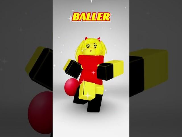 ROBLOX Noob & Baller girl fits #roblox #robloxoutfits