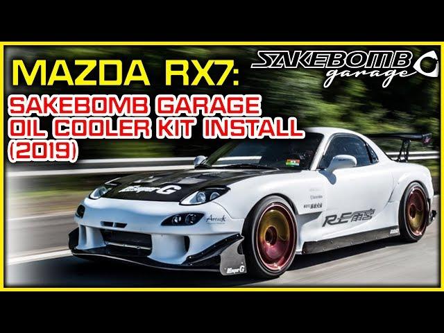 Mazda RX7: Sakebomb Garage Oil Cooler Kit Install (2019)