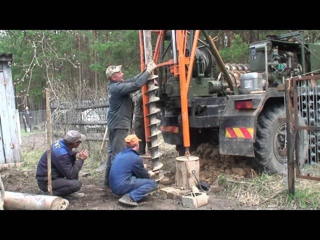 2013 05 01 Скважина под воду на даче.