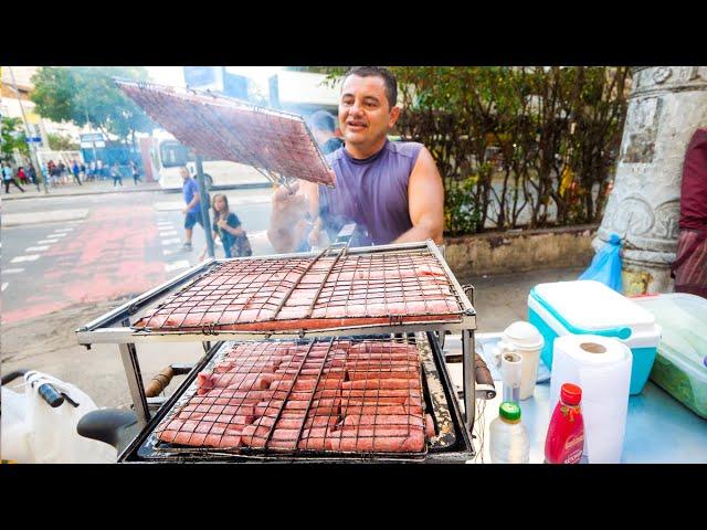 Street Food in Brazil - RIO DE JANEIRO Brazilian Food + Attractions in Rio, Brazil!