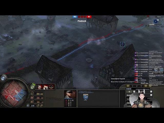 Live Casting Replays || Company of Heroes 1