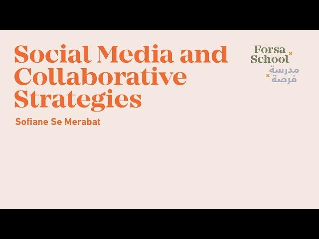 Forsa School - Social Media and Collaborative Strategies