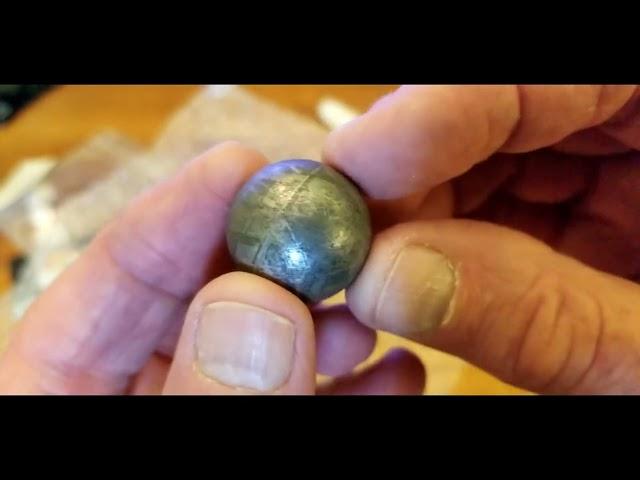 Gibeon Meteorite Sphere Box Opening