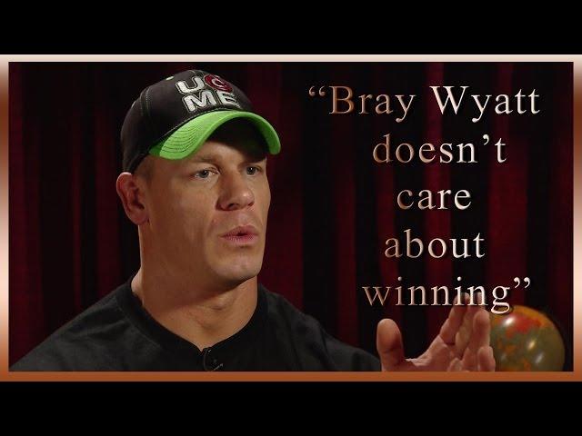 John Cena talks with Michael Cole about his WrestleMania match with Bray Wyatt:   M