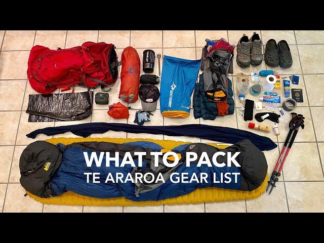 Te Araroa Gear List: What to Pack for a Thru-Hike