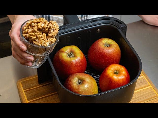 I Put Walnuts + APPLE in the Air Fryer and What Turned Out - Pure Magic!