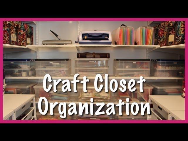 Craft Closet Organization