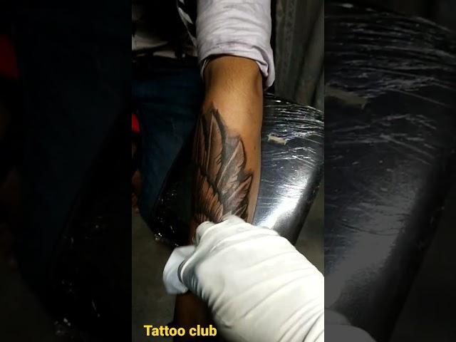 Lucifer wings tattoo designs. hand tattoo.#viral #tattoo #ink #shortvideo #youtubeshorts