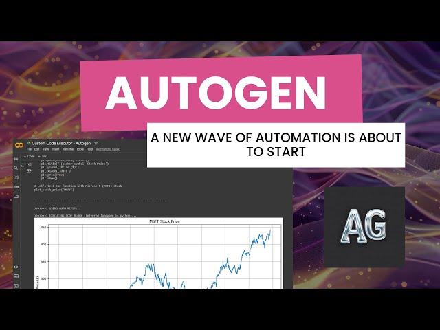 Exploring Autogen - a new wave of automation possibilities!