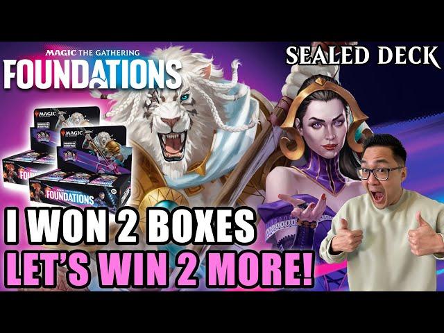 I'm Sick And The Only Cure Is Winning More Boxes | MTG Arena Win-A-Box | Foundations Sealed Deck