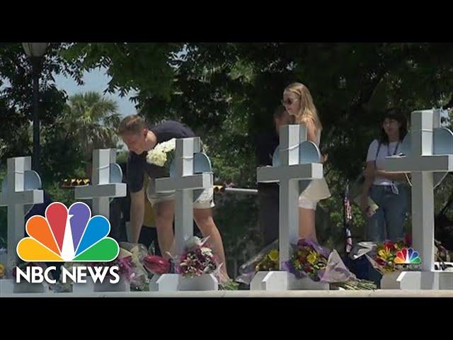 People Travel To Uvalde To Show Support After School Shooting