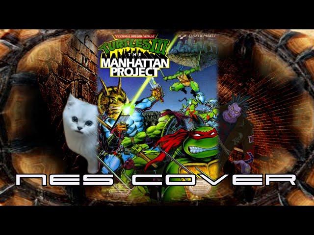 TMNT III: The Manhattan Project. Cover Scene 1