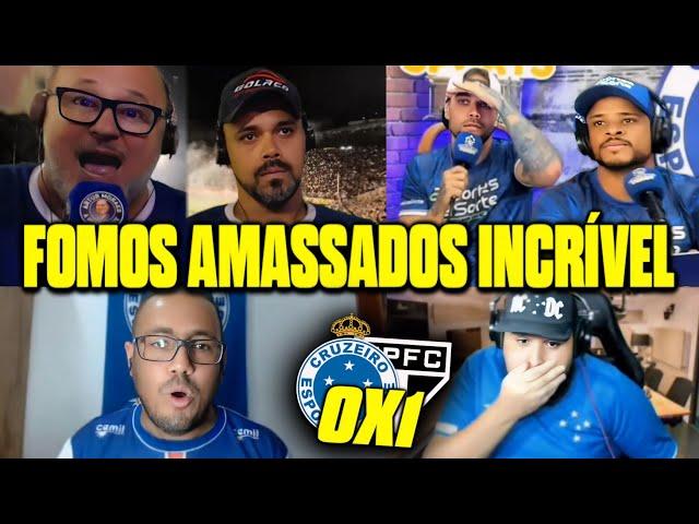 VAMOS RIR?! REAÇÕES CRUZEIRENSES FURIOSOS COM DERROTA! REACT CRUZEIRO 0X1 SÃO PAULO