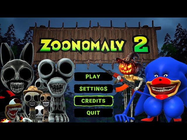 Zoonomaly 2 Official Game Play | All the sprunki monsters at the zoo! New Sonic Tapes EYX, Halloween