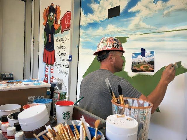 Consigli’s “Jason the Mason” Paints Hospital Mural