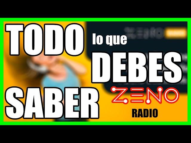 Como TENER UNA RADIO GRATIS por INTERNET // CREA TODAS las RADIOS que QUIERAS en ZENO RADIO