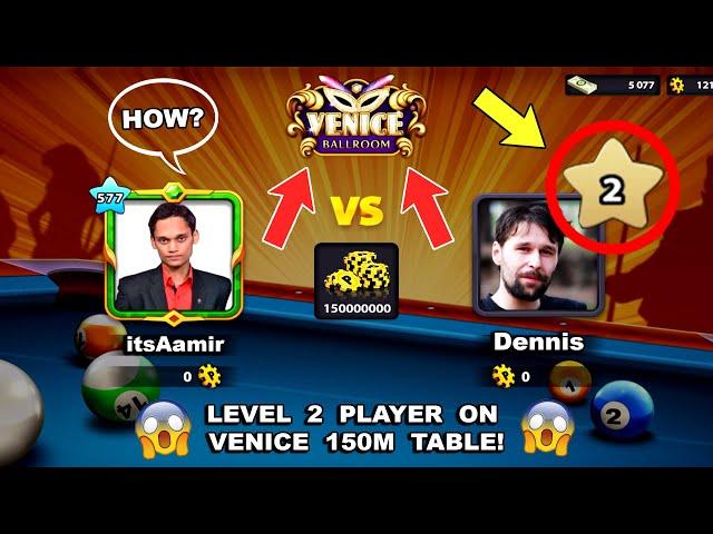 I Found a LEVEL 2 Player On VENICE Table In 8 Ball Pool  (hacks?)