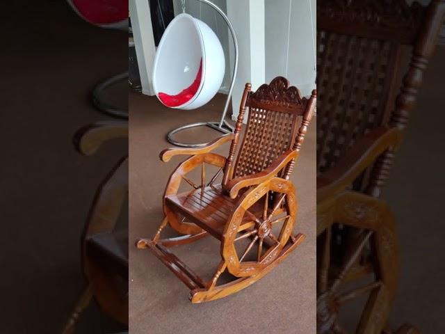 Sheesham Wood Rocking chair design #rockingchairs #chairs#shorts