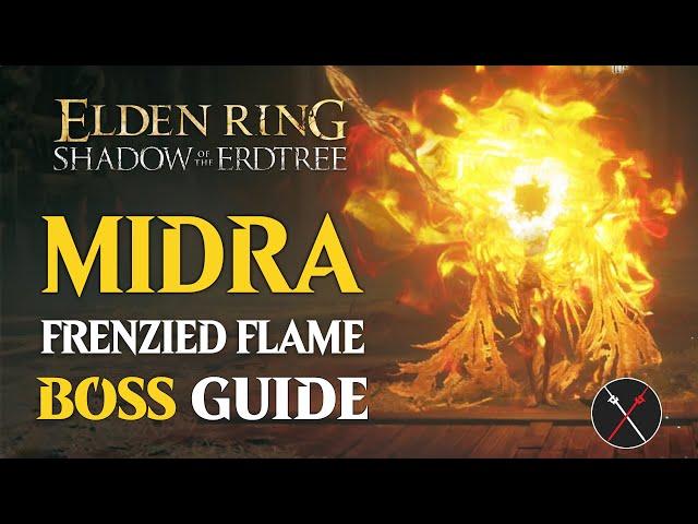 Midra Lord of Frenzied Flame Boss Guide - Elden Ring Shadow of the Erdtree Midra Boss Fight