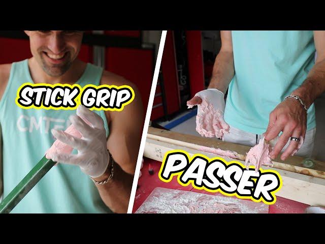 Hockey DIY Pass Rebounder and Stick Grip