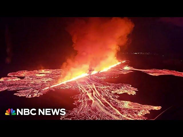 Iceland volcano erupts for the seventh time this year