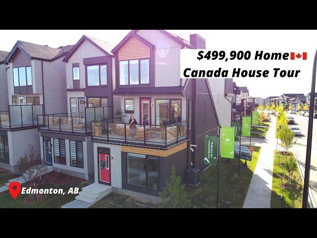 Canadian Houses| Inside a $499,900 Modern House| Life In Canada| Houses in Edmonton Alberta