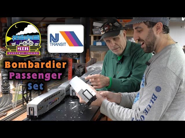 NJ Transit ALP-46 & Bi-Level Bombardier Coach Passenger Set