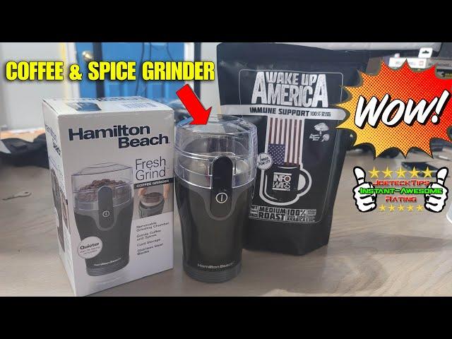 Hamilton Beach Coffee Grinder review | JoeteckTips