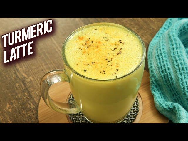Turmeric Latte - How To Make Turmeric Milk - Golden Drink Recipe - Haldi Doodh - Varun