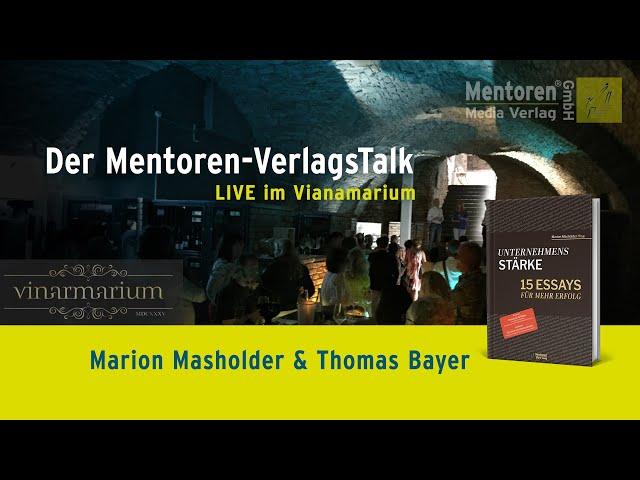 Marion Masholder (Hrsg.) & Thomas Bayer Unternehmensstärke #erfolg #unternehmer #mentoren #zukunft