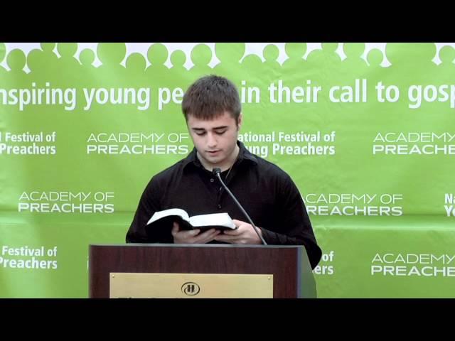 Austin Wright, AoP '12 (2012 National Festival of Young Preachers)