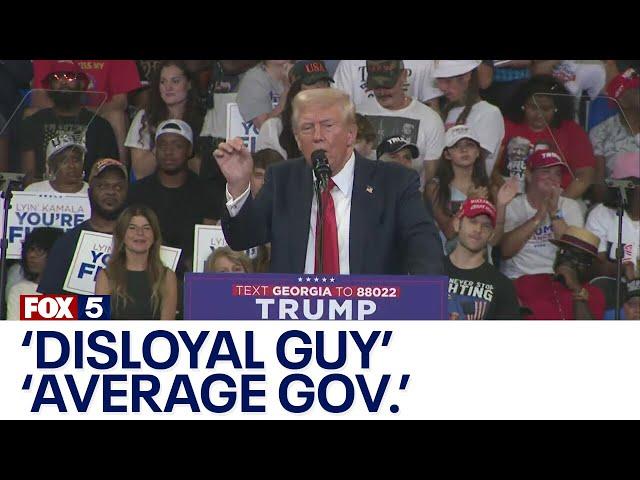 Trump slams Georgia governor for 10 minutes straight | FOX 5 News