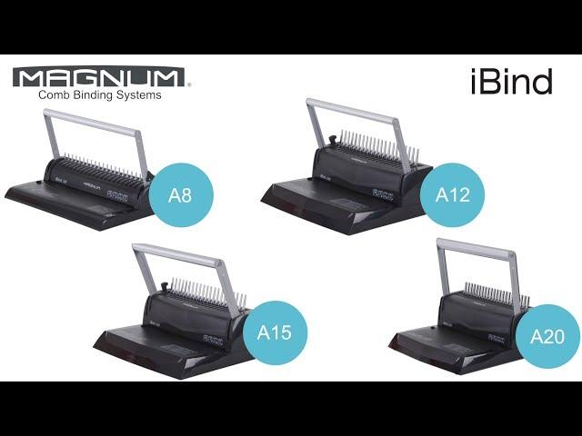 Magnum iBind Comb Binding Machines Video