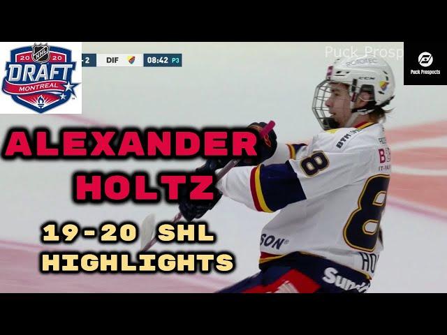 Alexander Holtz 19-20 SHL Draft Highlights