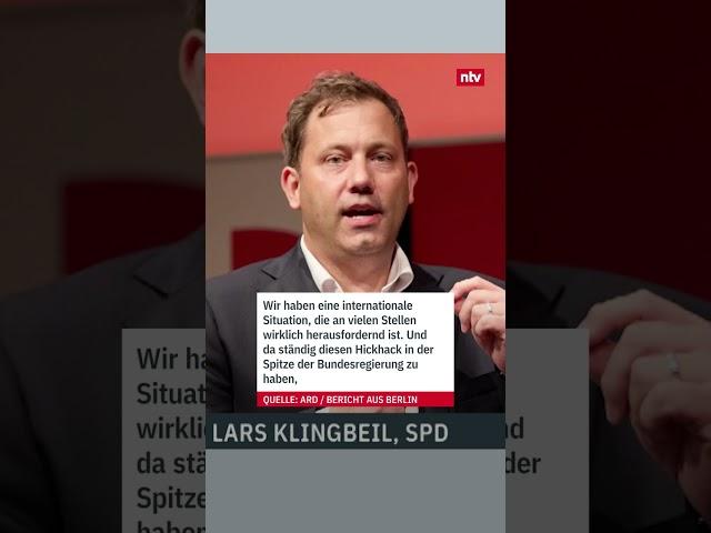 Ampelregierung steht vor "Woche der Entscheidung" - PART 2 | #ntv