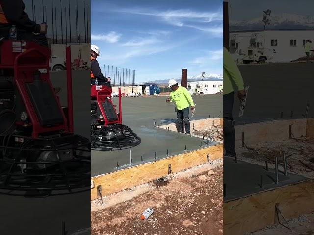 The @Tomahawk-Power Power Trowel.  Let’s ride!! #concretelife #concrete #construction #equipment