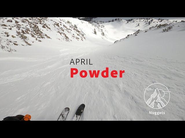 April Powder Skiing to Chill Music