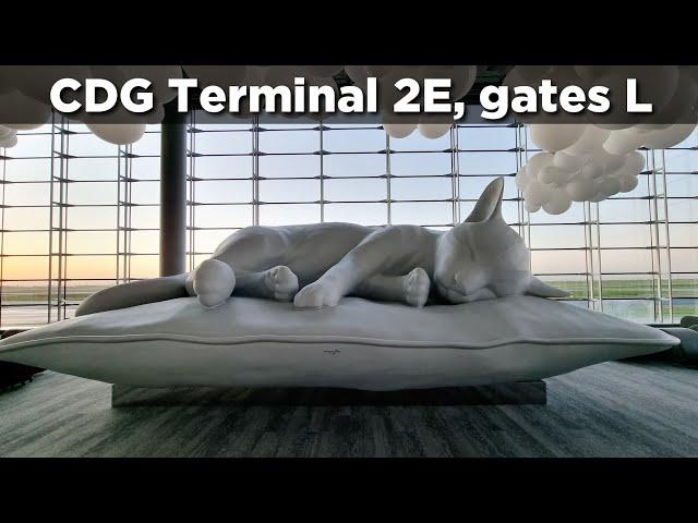 Paris Charles de Gaulle Airport | Terminal 2E, Gates L | Video tour and walkaround